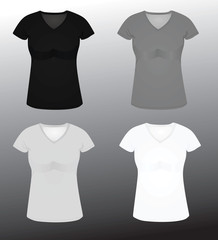 Women t shirt vector