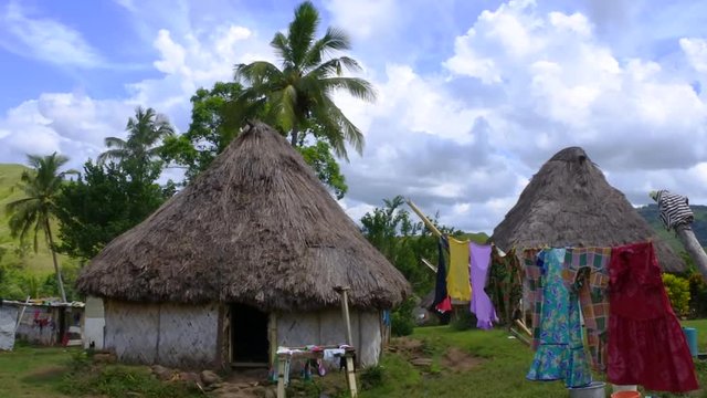 Navala Village Viti Levu Island Fiji