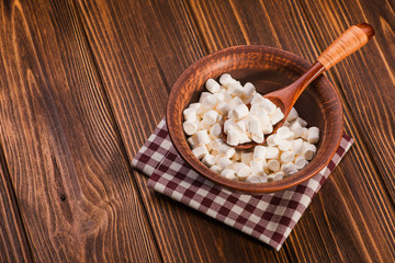 white sweet marshmallow