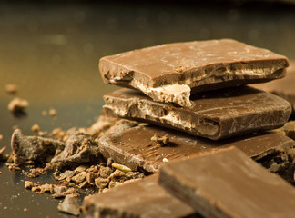 image of dark chocolate.