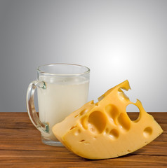 image of cheese and milk