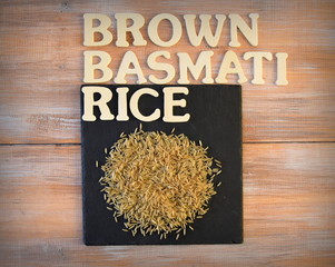 brown basmati rice