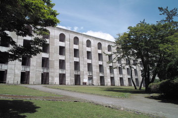 Obraz premium hakodate july dam