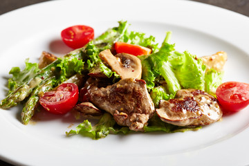 Warm Chicken Liver Salad