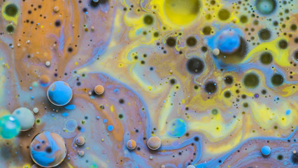 Color soup bubbles
