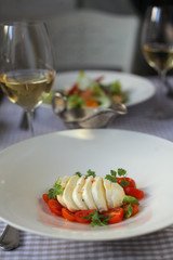  fresh Italian salad caprese
