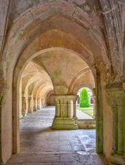 Fototapeta na wymiar Fontervaud Abbey, Burgundy, France