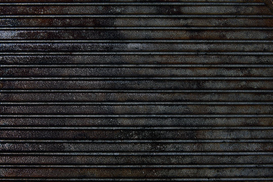 Cast iron grill black steel texture