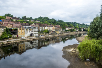 Fototapeta na wymiar Village of Le Bugue Perigord Dordogne France