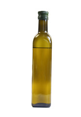 olive oil bottle isolated no label 