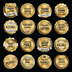 Set of Luxury Sales Quality Badges