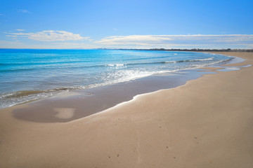 Pinedo beach in Valencia Spain Mediterranean