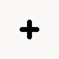Obraz premium add icon flat design