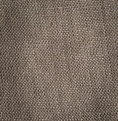 Burlap background in close up.