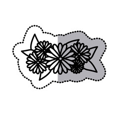 flowers icon stock image, vector illustration design