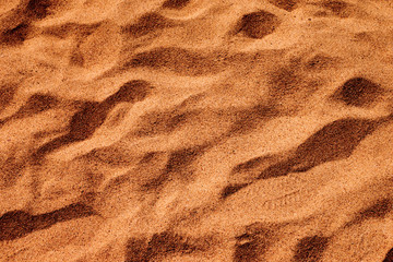 Sand on the beach as background