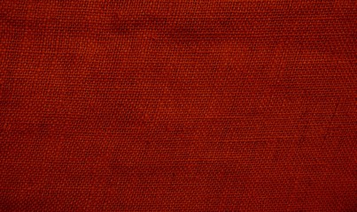 Fototapeta premium Alte Textur aus Stoff mit roter Farbe