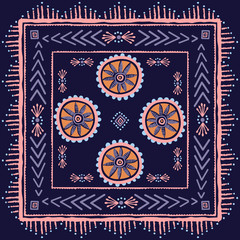 Ethnic Ornament Pattern Background
