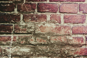 Old brick wall background texture