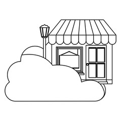 database hosting icon stock image, vector illustration design