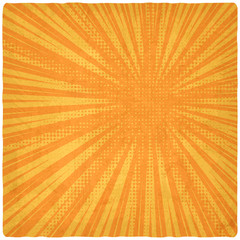 orange retro comic book background