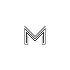 M Logo Illustration