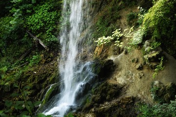Fototapeta na wymiar Waterfall in nature