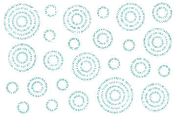 Watercolor abstract circles pattern.