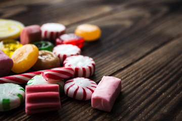 candy wood holiday mint bright