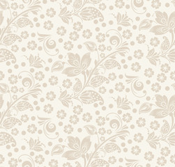 Romantic seamless floral pattern. Seamless pattern can be used for wallpaper, pattern fills, web page backgrounds, surface textures. background. Eps 8