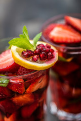 Strawberry cocktail