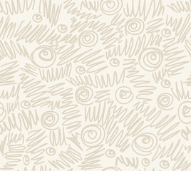 Fototapeta premium Seamless abstract hand-drawn waves pattern, wavy background. Seamless pattern can be used for wallpaper, pattern fills, web page background,surface textures. 