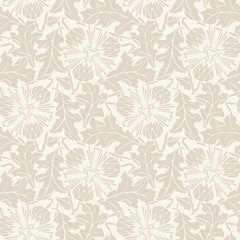  Floral vintage rustic seamless pattern. Background can be used for wallpaper, fills, web page, surface textures.