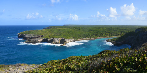 la porte de l'enfer à anse bertrand en guadeloupe