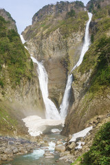 春の称名滝 Shomyo Falls