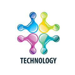 Fototapeta premium vector logo technology