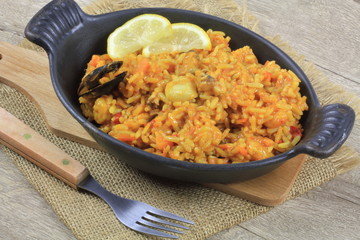 risotto aux fruits de mer