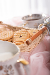 Morning tea concept.
