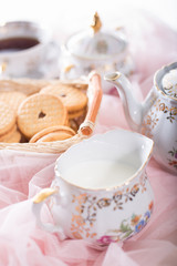 Morning tea concept.