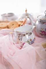 Morning tea concept.