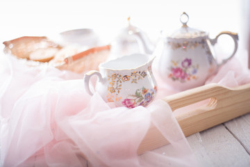 Morning tea concept.