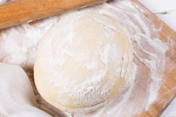 Fototapeta na wymiar just cooked dough