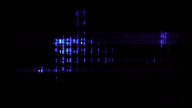 TV Noise 1068: TV screen pixels fluctuate with video motion (Loop).