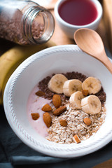 Healthy breakfast  vertical