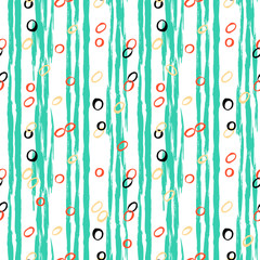 Vintage striped pattern with brushed lines