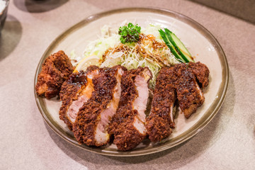 Tonkatsu - Japanese deep-fried pork cutlet