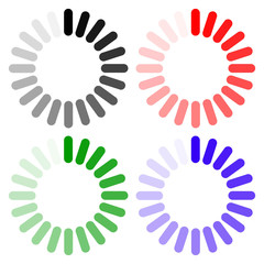 Loading icon. Indicator for loading progress