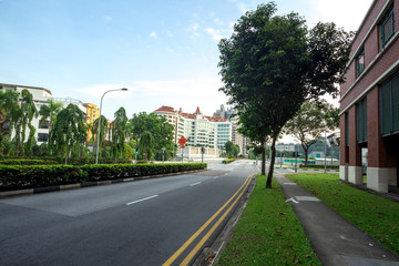 Fototapeta na wymiar Morning in Singapore