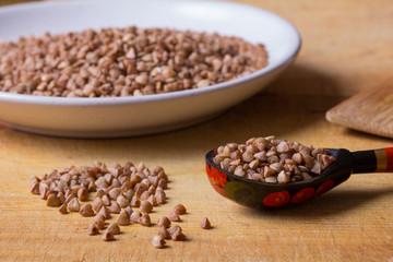 Porridge from buckwheat. Healthy food. Porridge. Каша из гречневой крупы. Здоровая еда. Каша