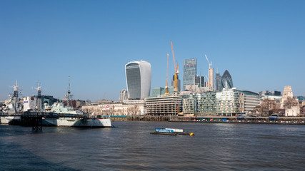 Fototapeta premium View of the London Skyline